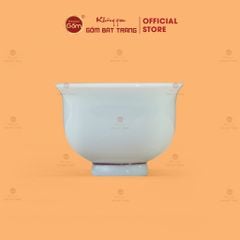 Chén Men Trắng Kẻ Chỉ Đỏ