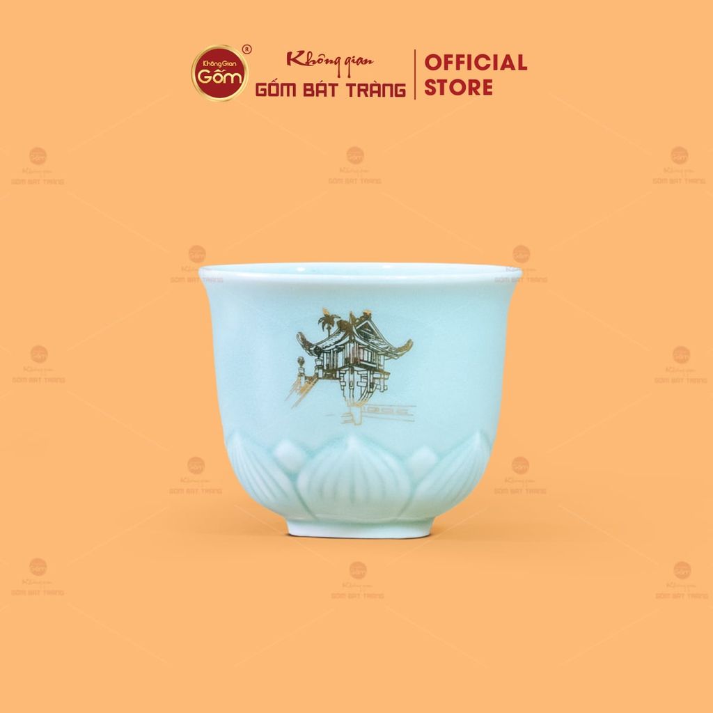 Chén Sứ VESAK Men Xanh Ngọc