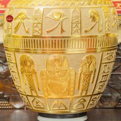 Chum Ai Cập Chạm Nổi Dát Vàng