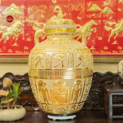 Chum Ai Cập Chạm Nổi Dát Vàng