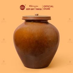 Chum Sành Ngâm Rượu Nắp Lớn Tráng Men