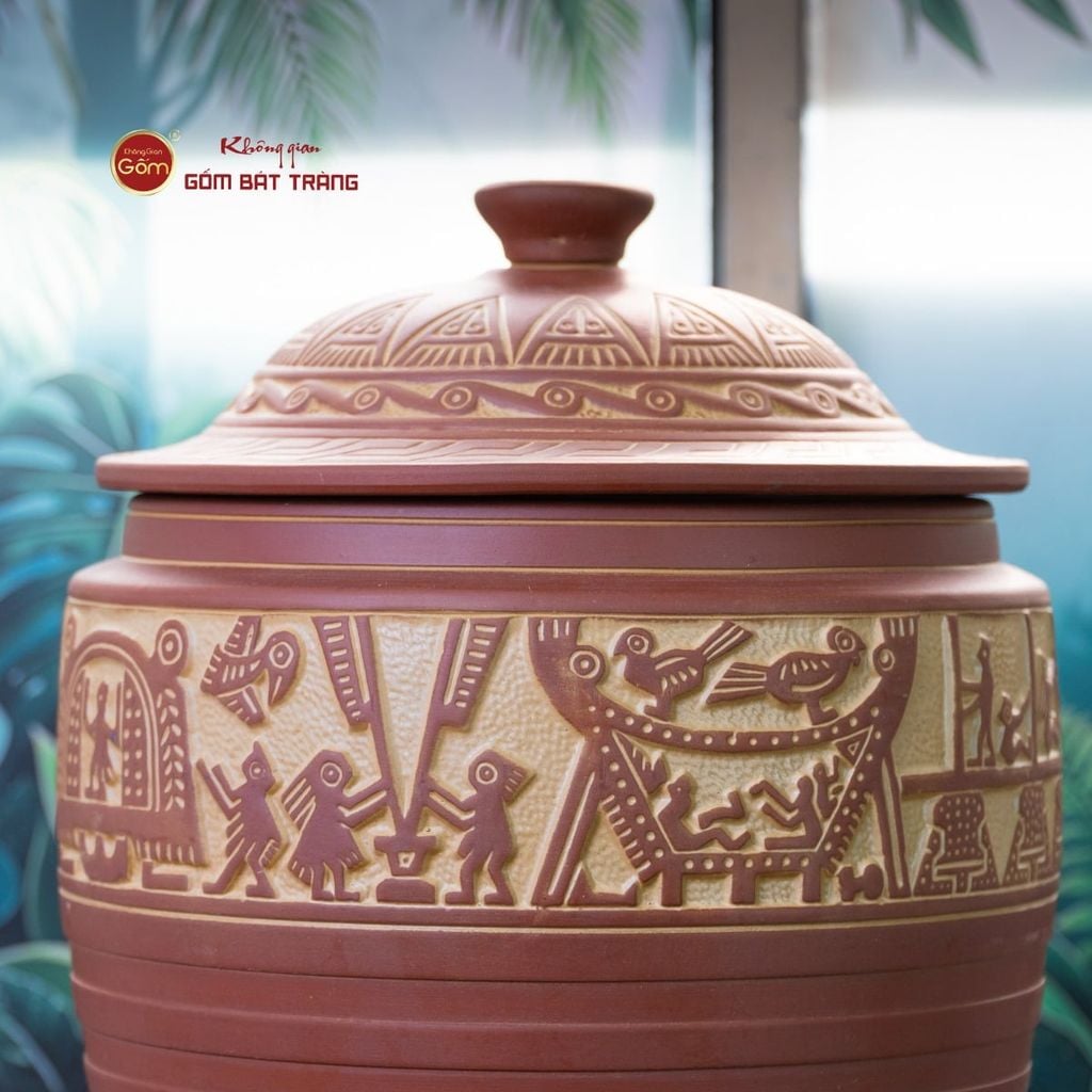 Hũ Gạo Trống Đồng Vàng