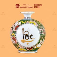 Quả Hút Lộc Lộc Sinh Phúc Vinh Tứ Hoa Phú Quý Lục Bảo Vẽ Vàng