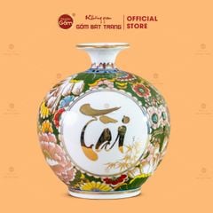 Quả Hút Lộc Tài Sinh Phúc Vinh Tứ Hoa Phú Quý Lục Bảo Vẽ Vàng