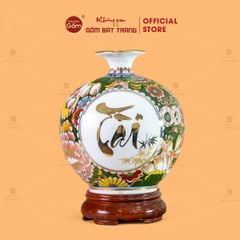 Quả Hút Lộc Tài Sinh Phúc Vinh Tứ Hoa Phú Quý Lục Bảo Vẽ Vàng