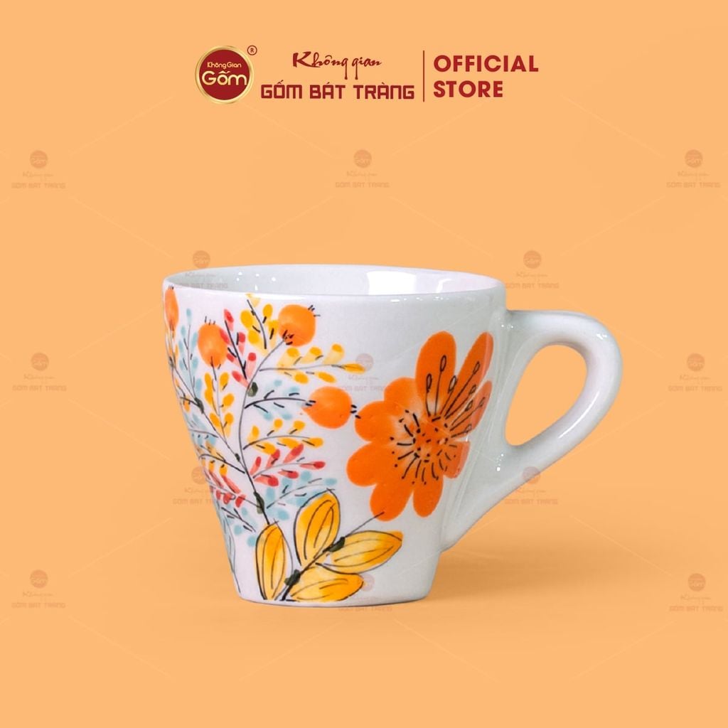 Bộ Bình Nước Dáng Bầu Vẽ Hoa Lựu