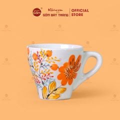 Bộ Bình Nước Dáng Bầu Vẽ Hoa Lựu