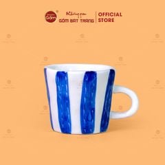 Bộ Bình Nước Dáng Ống Sọc Xanh