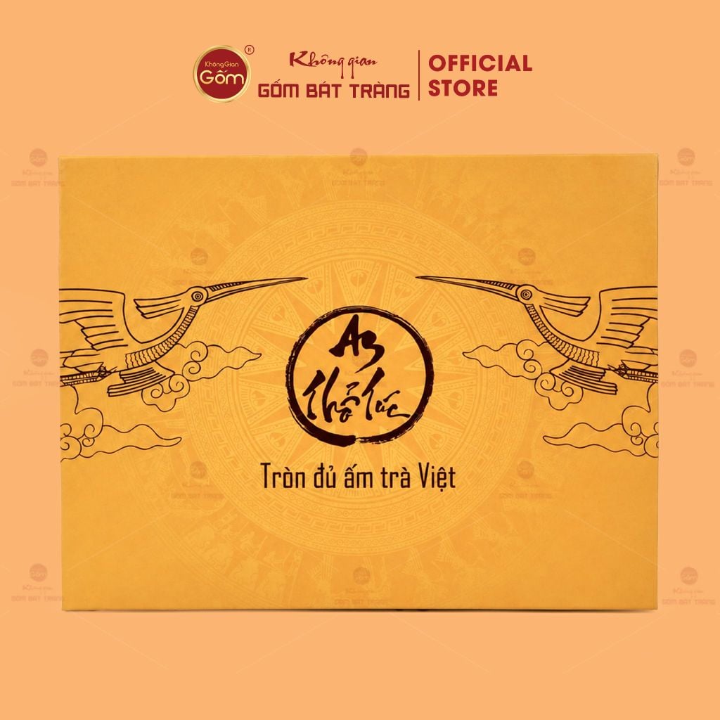 Set Ấm Chén An Thổ Túc Ấm Trăng Tròn Chén Men