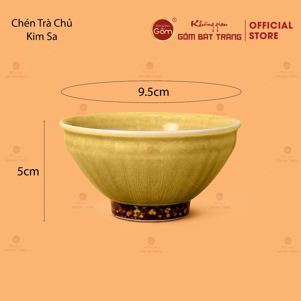 Chén Trà Chủ Kim Sa