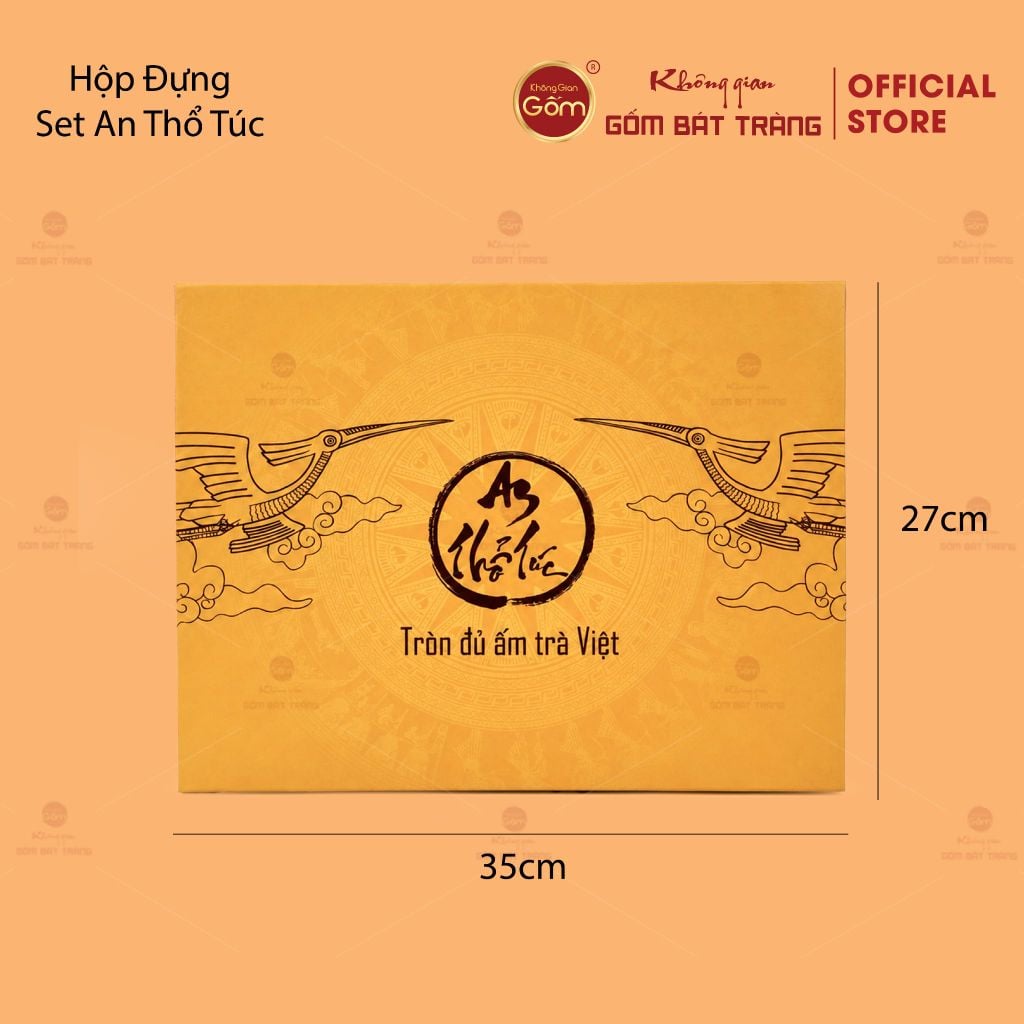 Set Ấm Chén An Thổ Túc Ấm Trăng Tròn Chén Men