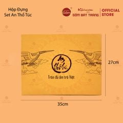Set Ấm Chén An Thổ Túc Ấm Trăng Tròn Chén Men