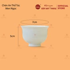 Set Ấm Chén An Thổ Túc Ấm Trăng Tròn Chén Men
