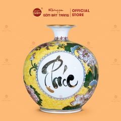 Quả Hút Lộc Tam Phúc Mãn Đường Tứ Hoa Phú Quý Ngàn Hoa Kim Bảo Vẽ Vàng