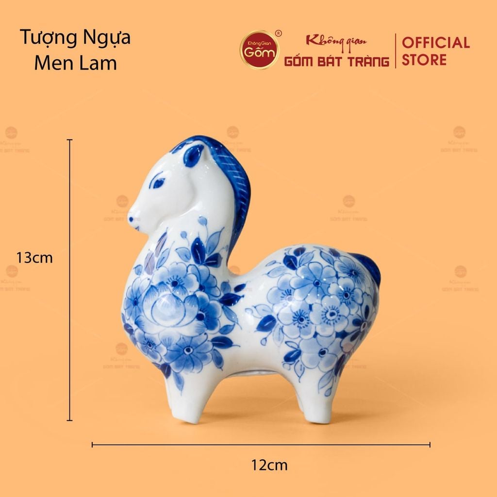 Tượng Ngựa Men Lam