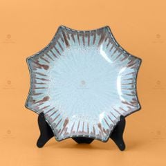 Đĩa Sao Men Biển Xanh Kim Sa