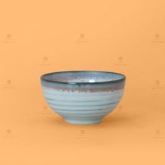 Bát Cơm Men Biển Xanh Kim Sa