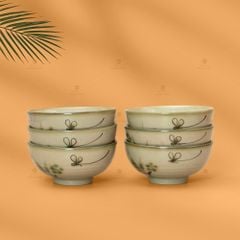 Bát Cơm Hoa Đào Chuồn