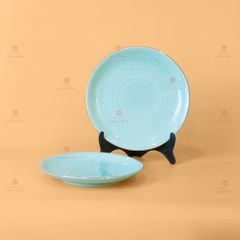 Bộ Bàn Ăn 10 Người (21 Món) Men Ngọc Vân Hoa Cúc Kẻ Vàng