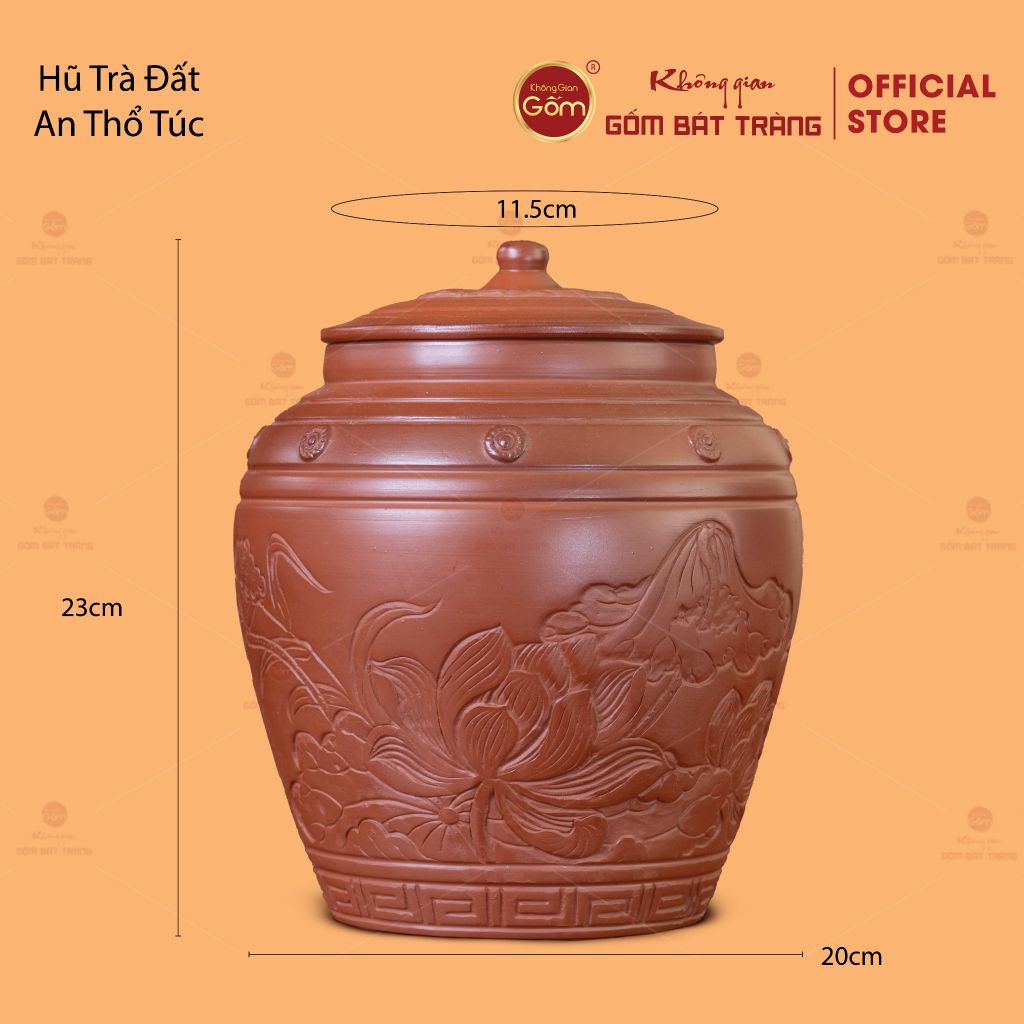 Hũ Trà Đất An Thổ Túc