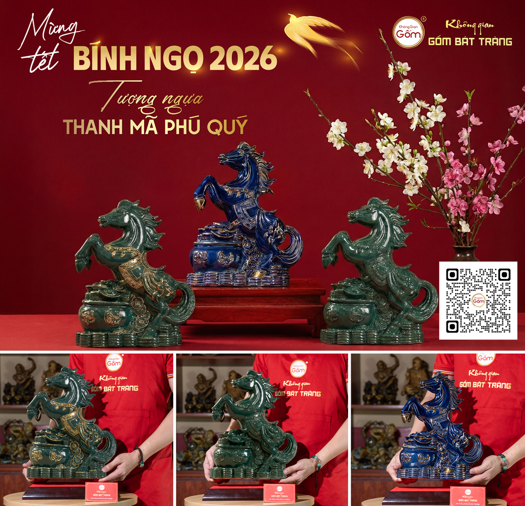 Tượng Ngựa Lục Mã Bình An