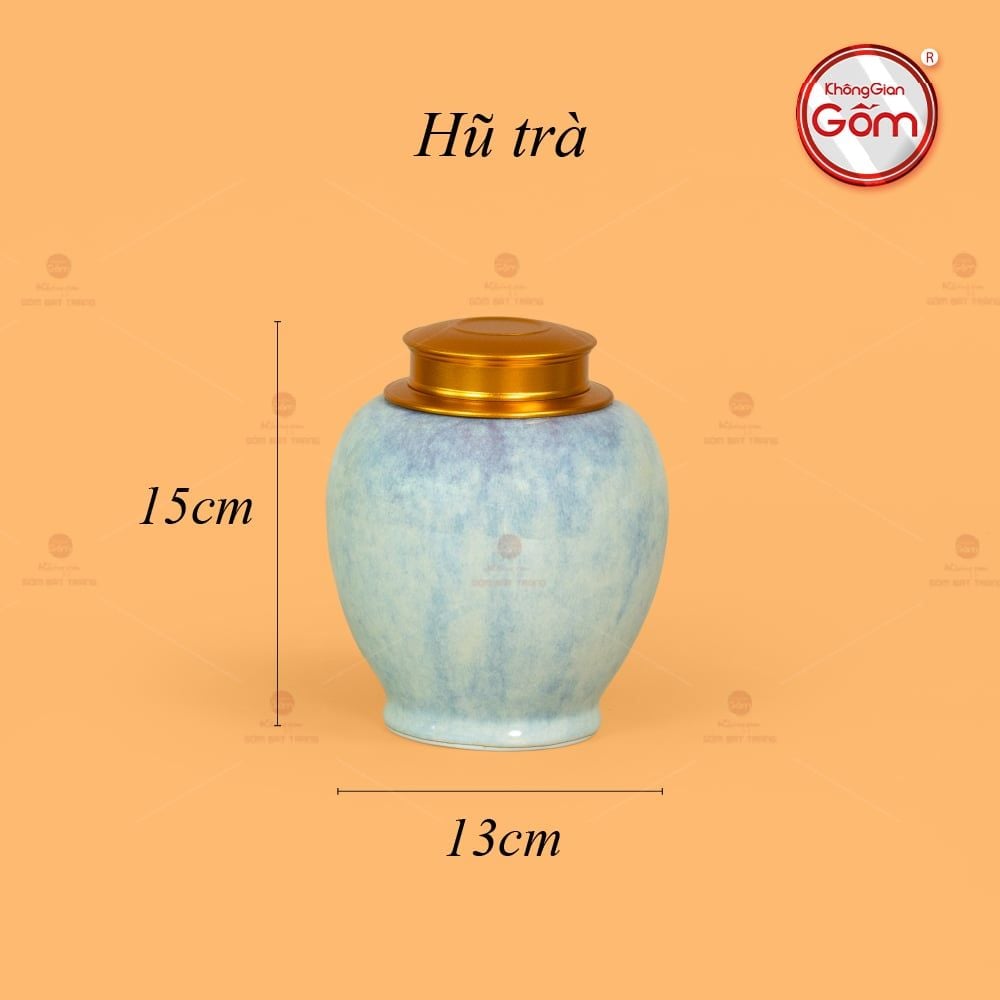 Bộ Trà Men Ghi Hỏa Biến Mẫu Đơn