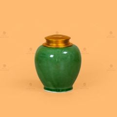 Hũ Đựng Trà Men Xanh Rêu
