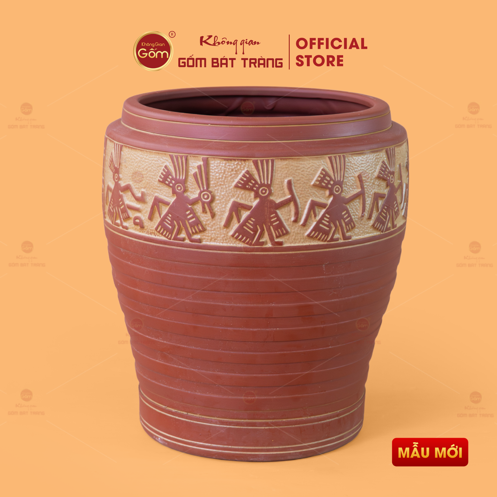 Hũ Gạo Trống Đồng Vàng