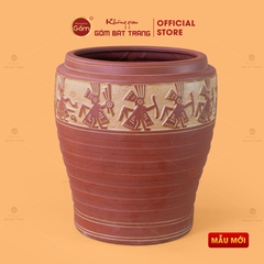 Hũ Gạo Trống Đồng Vàng