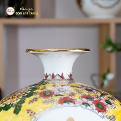 Quả Hút Lộc Tam Phúc Mãn Đường Tứ Hoa Phú Quý Ngàn Hoa Kim Bảo Vẽ Vàng