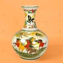 Tỏi Bình Tài Lộc Thuận Buồm Xuôi Gió Mã Đáo Thành Công Kim Bảo Vẽ Vàng