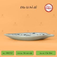 Bộ Bát Đĩa Bát Tràng Men Rạn Vẽ Cúc Đen