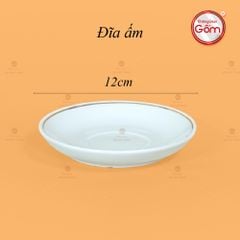 Bộ Trà Men Trắng Ngọn Lửa