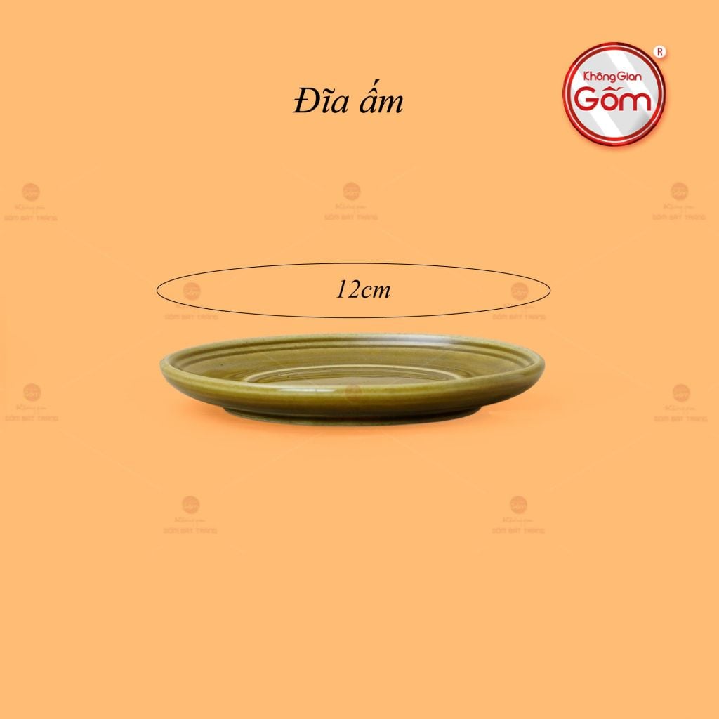 Bộ Ấm Chén Khắc Nổi Hoa Sen Nền Cổ