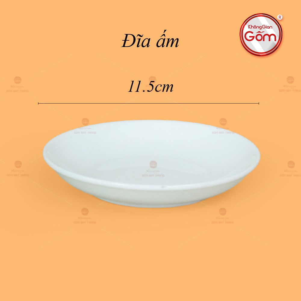 Bộ Trà Men Trắng Vòi Voi