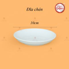 Bộ Trà Men Trắng Vòi Voi