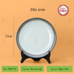 Đĩa Tròn Men Ngọc Trai