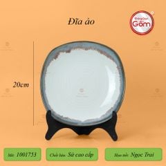 Bộ Bát Đĩa Bát Tràng Men Ngọc Trai