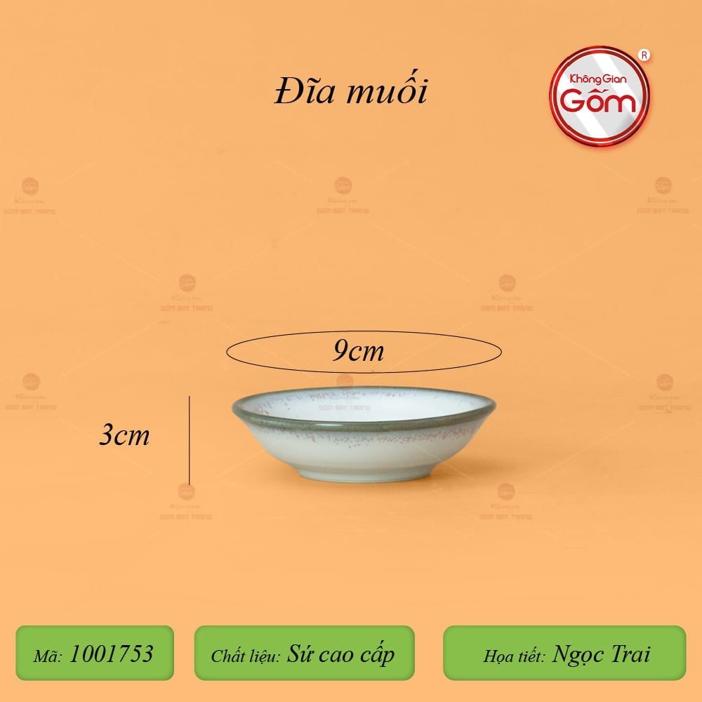 Bộ Bát Đĩa Bát Tràng Men Ngọc Trai