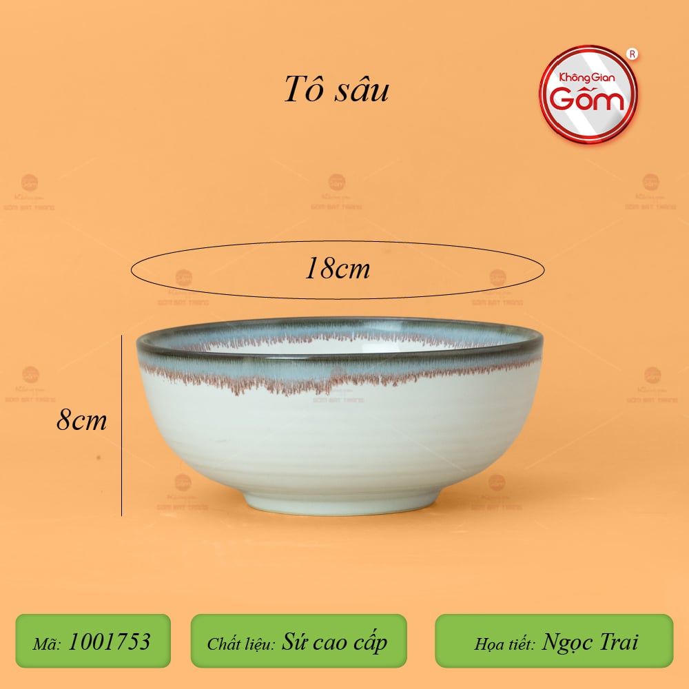 Bộ Bàn Ăn 6 Người (12 món) Men Ngọc Trai