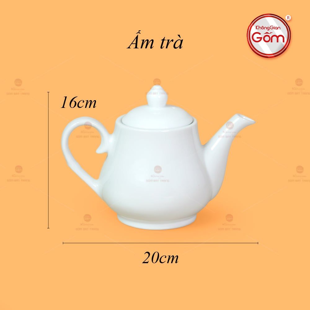 Bộ Trà Men Trắng Đức