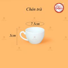 Bộ Trà Men Trắng Đức