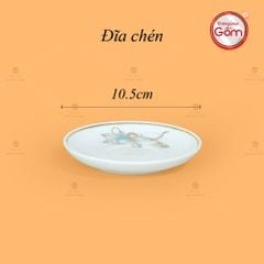 Bộ Trà Minh Long Hoa Sen Xanh Vẽ Vàng