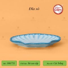 Bộ Bàn Ăn 10 Người (23 món) Men Biển Xanh Cát Trắng