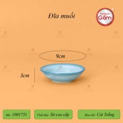 Bộ Bàn Ăn 6 Người (12 món) Men Biển Xanh Cát Trắng