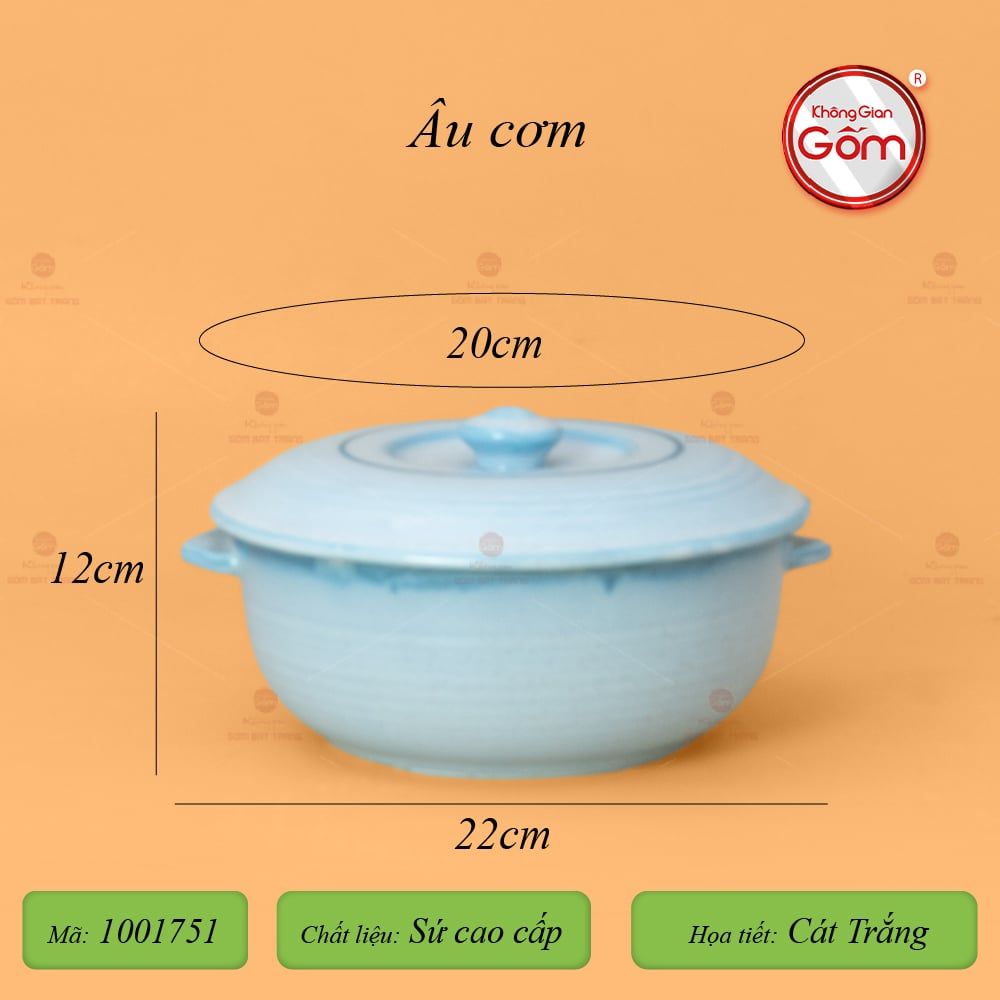 Âu Cơm Men Biển Xanh Cát Trắng