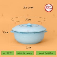 Âu Cơm Men Biển Xanh Kim Sa