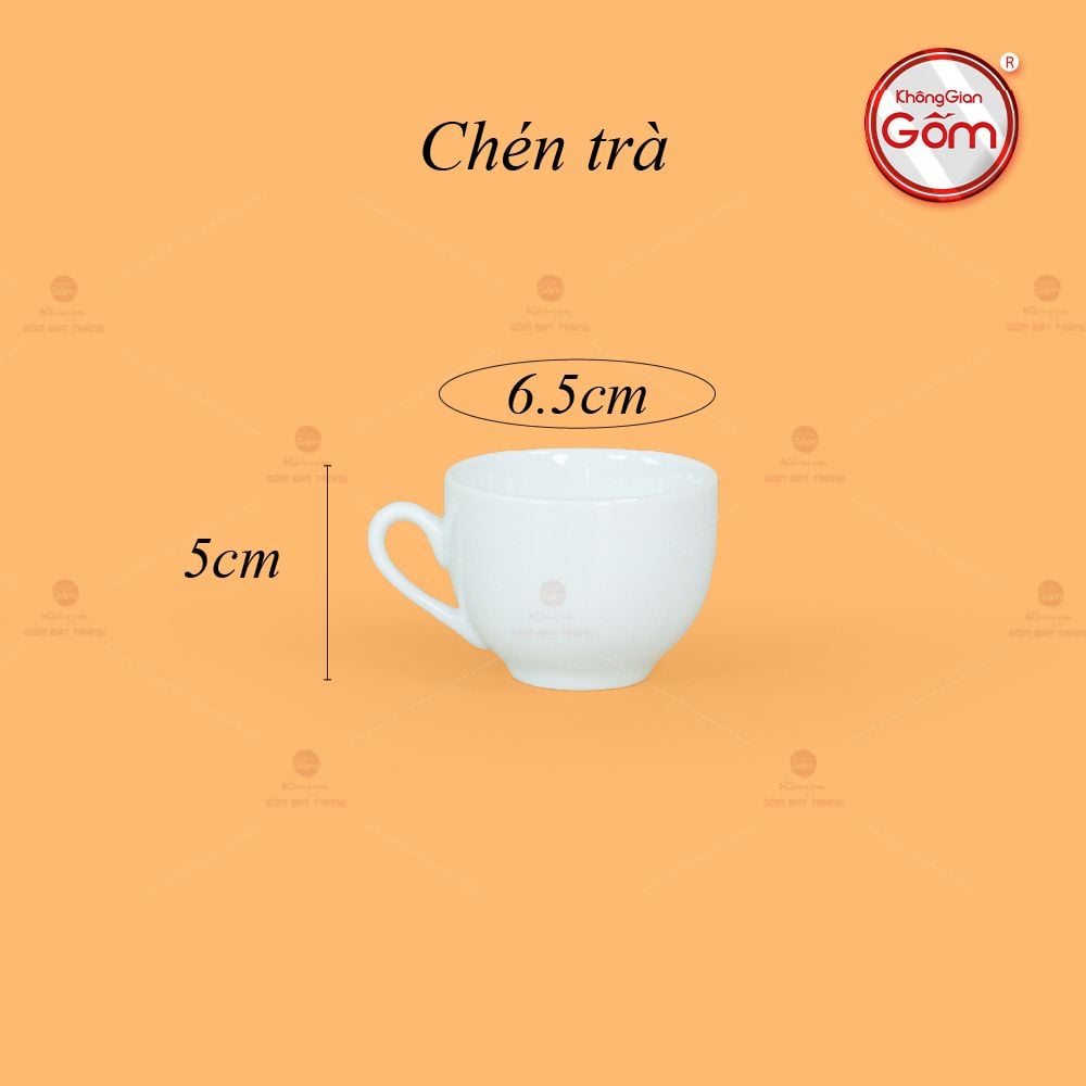 Bộ Trà Men Trắng Ngọn Lửa