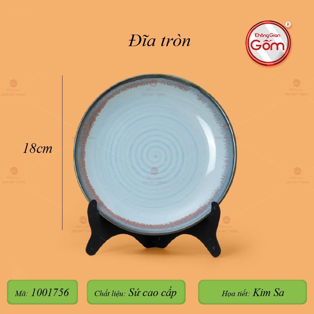 Bộ Bàn Ăn 10 Người (23 món) Men Biển Xanh Kim Sa