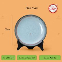 Bộ Bàn Ăn 4 Người (10 món) Men Biển Xanh Kim Sa